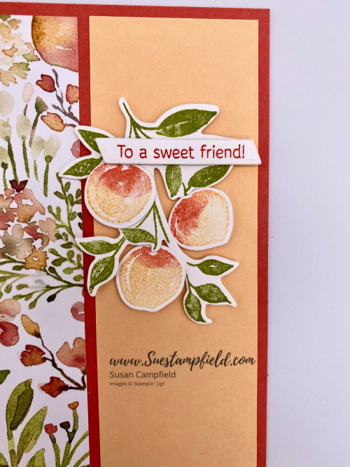 You're A Peach Scenery 3-Panel Z Fold Card - 2