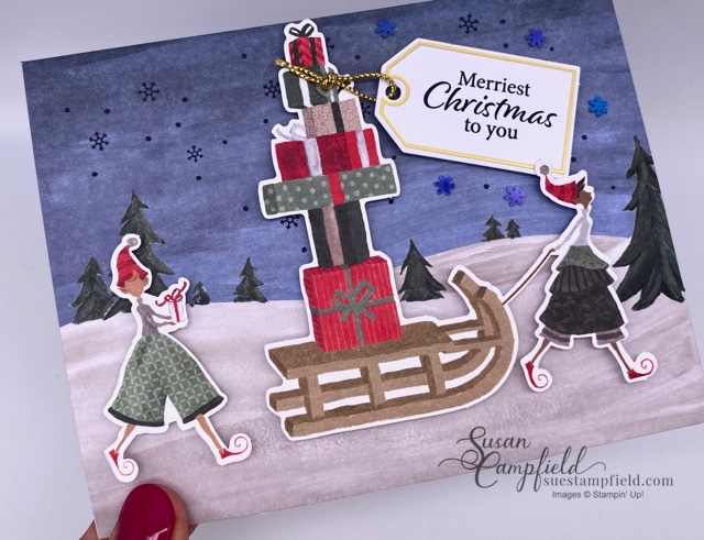 Christmas Whimsy Card Kit make 8 cards