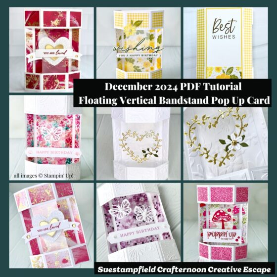 Floating Vertical Bandstand Pop Up Card Tutorial